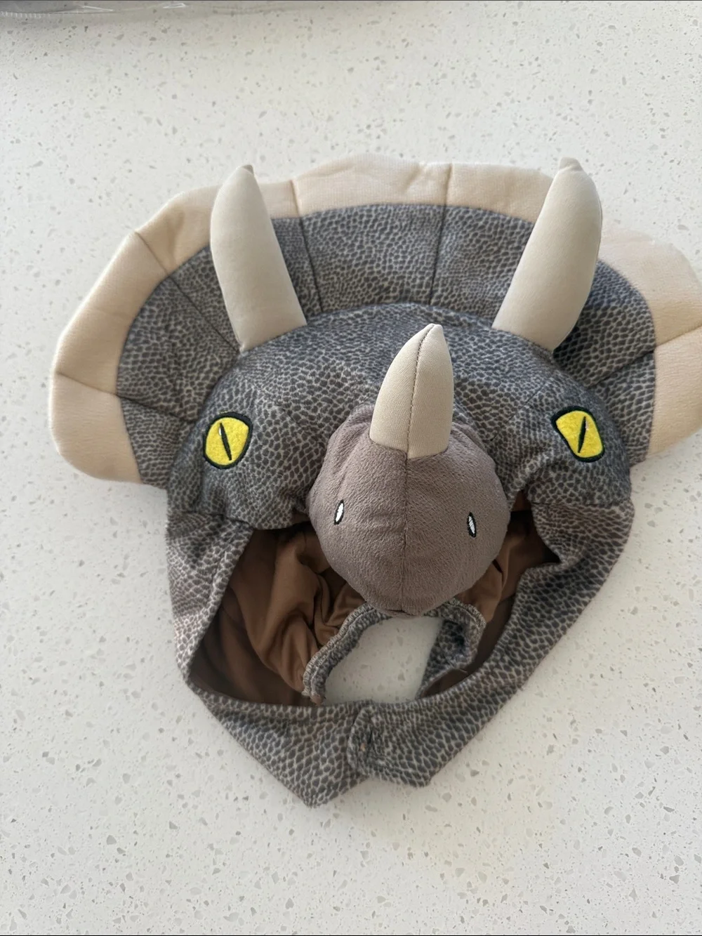 Spirit Roaring Triceratops Toddler Costume - Sound Activation Brown 2T